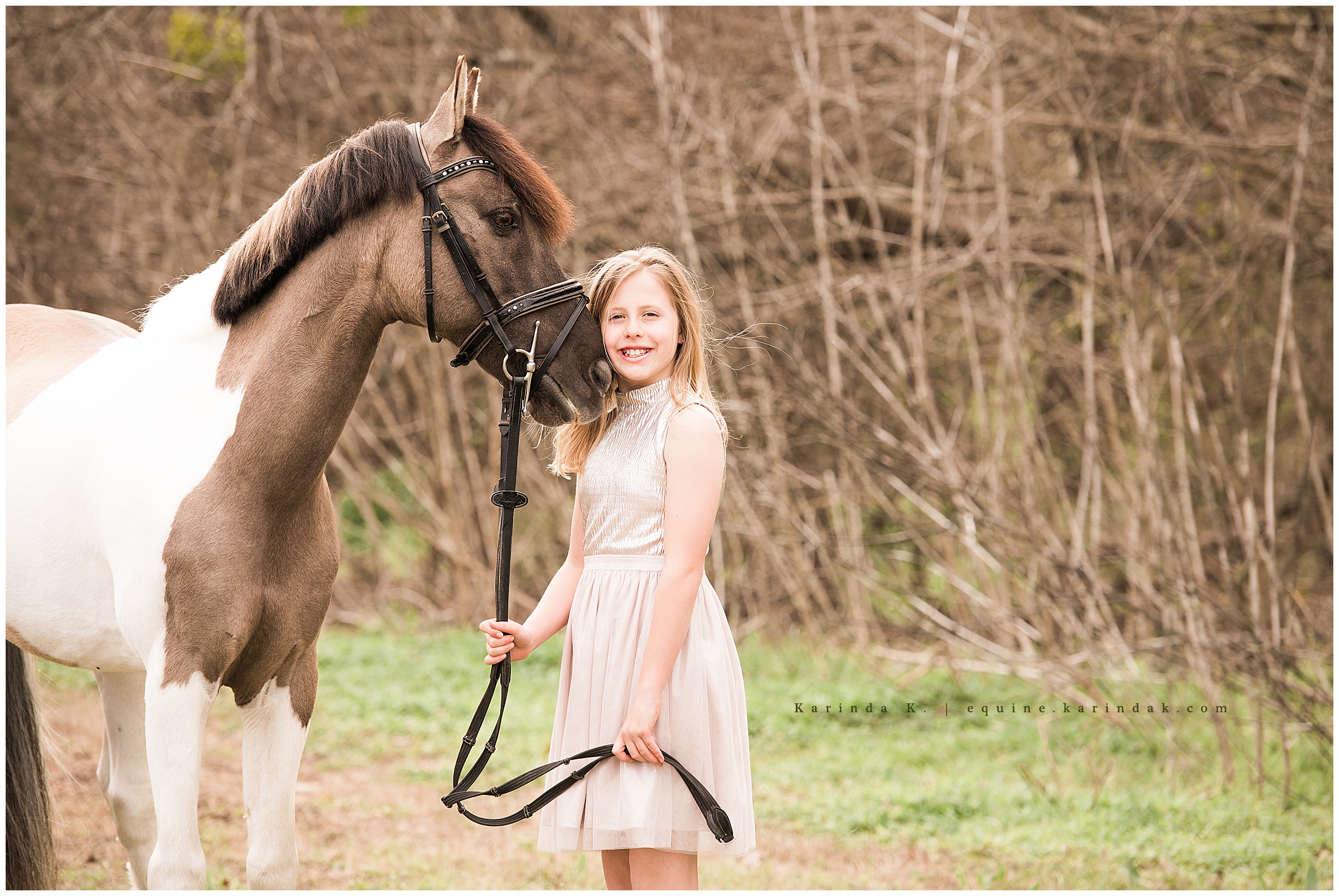 horse and rider whimsy portraits 