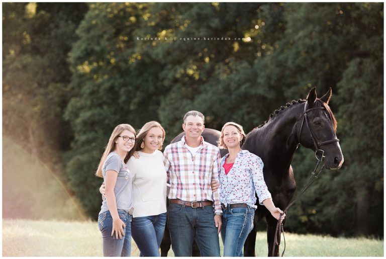 Kentucky Equestrian Family Portraits | Halcyon Hill LLC in Elizabethtown, Kentucky
