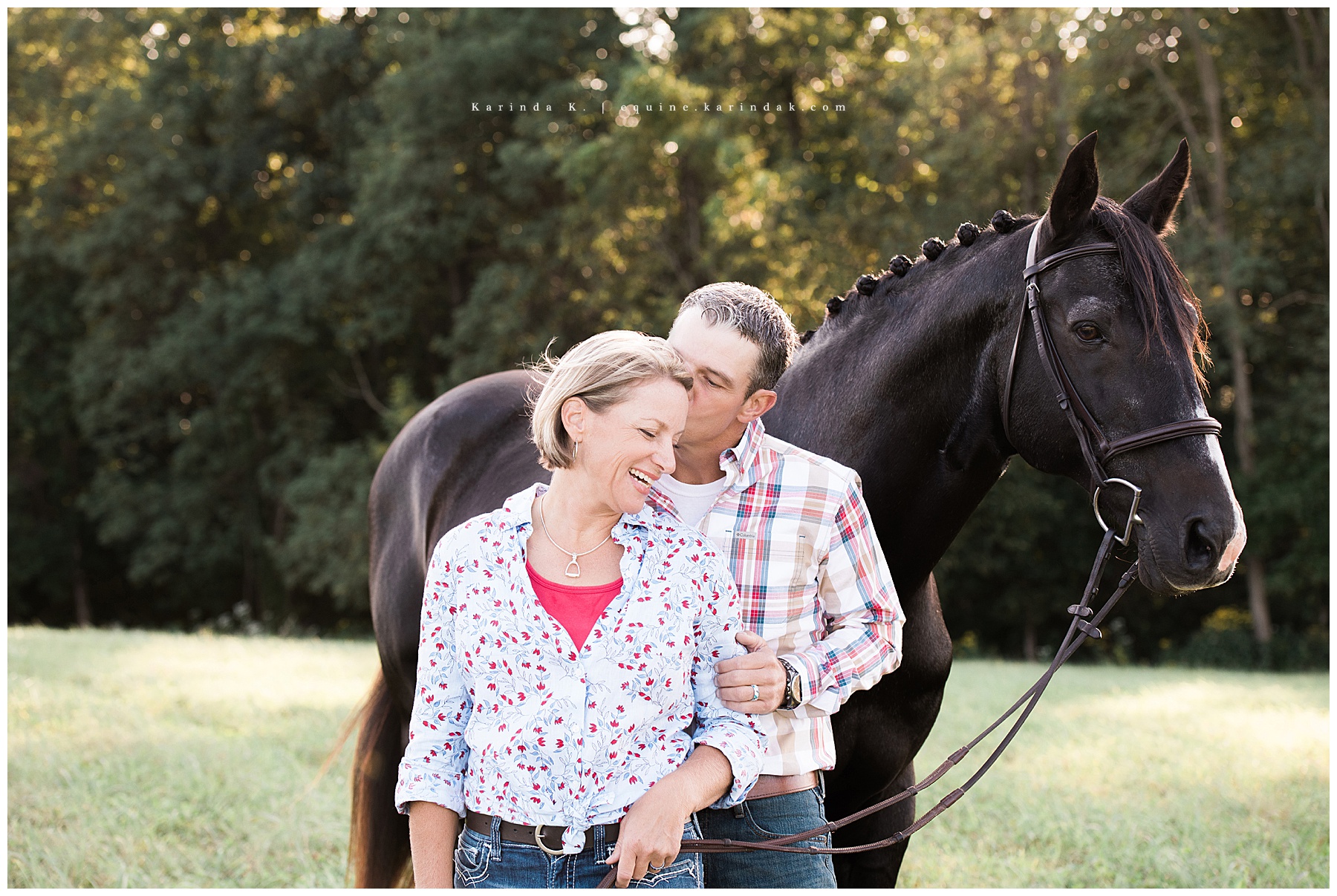 kentucky horse and rider family portraits