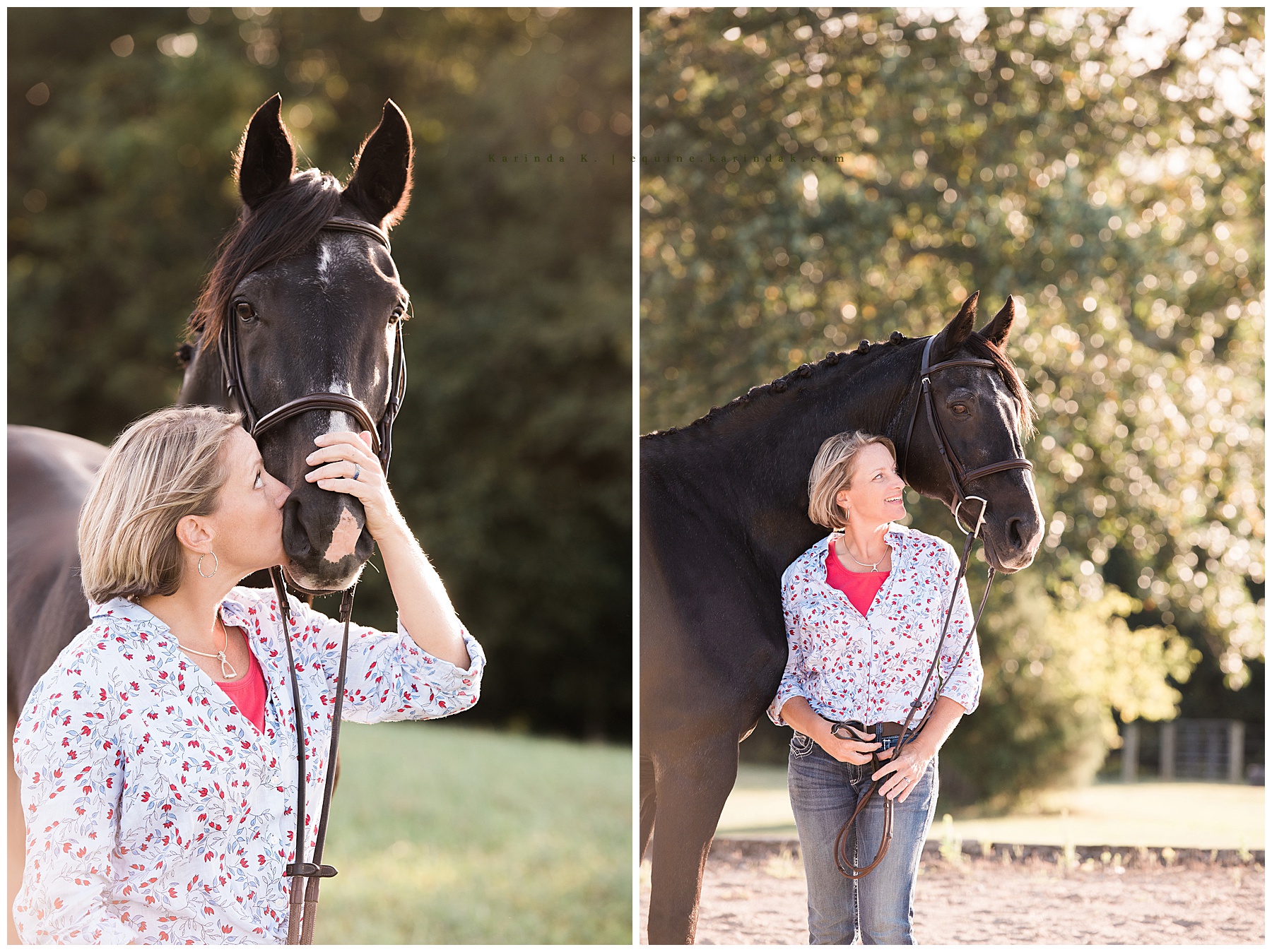 horse and rider kentucky portraits 