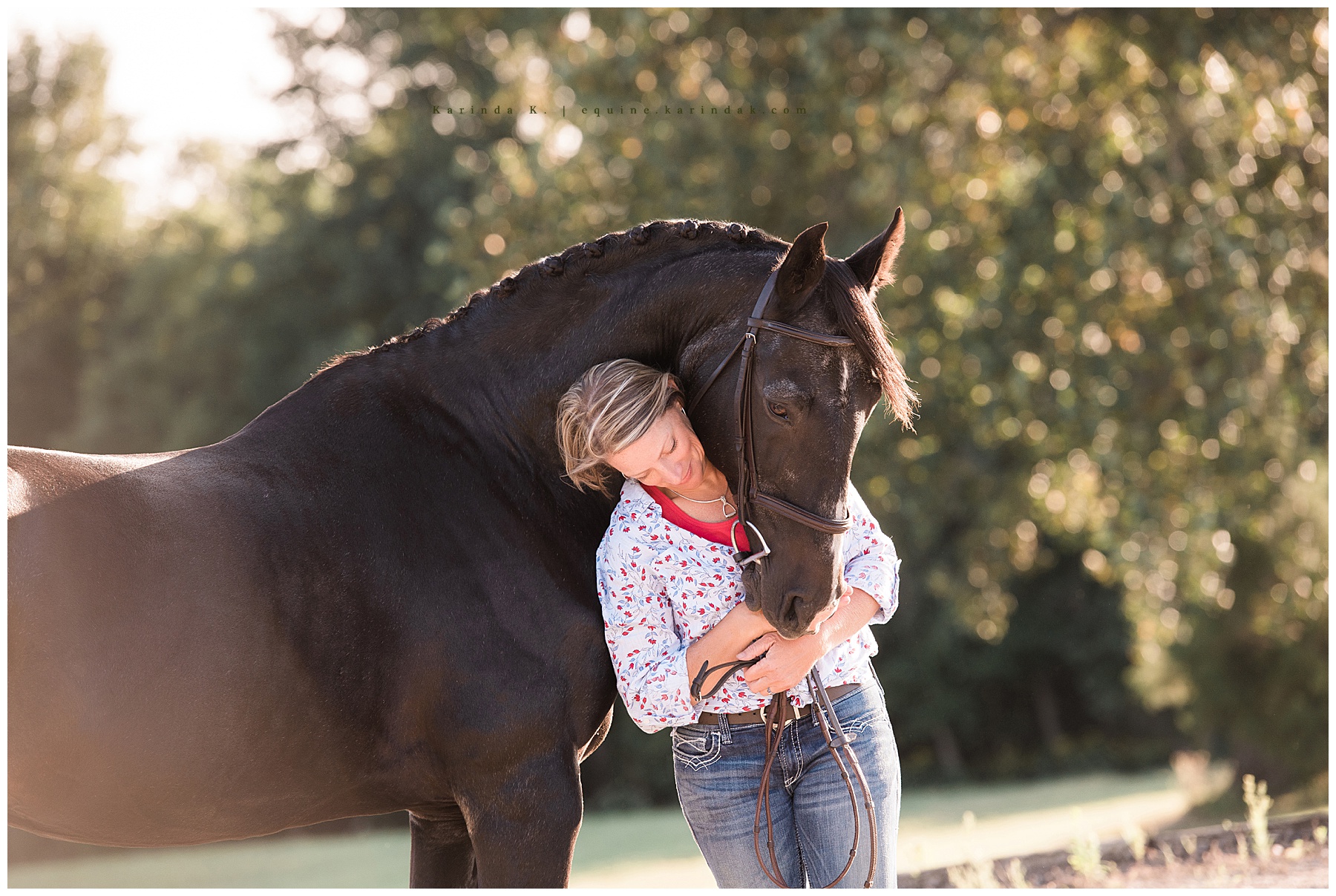horse and rider Kentucky Equestrian Portraits