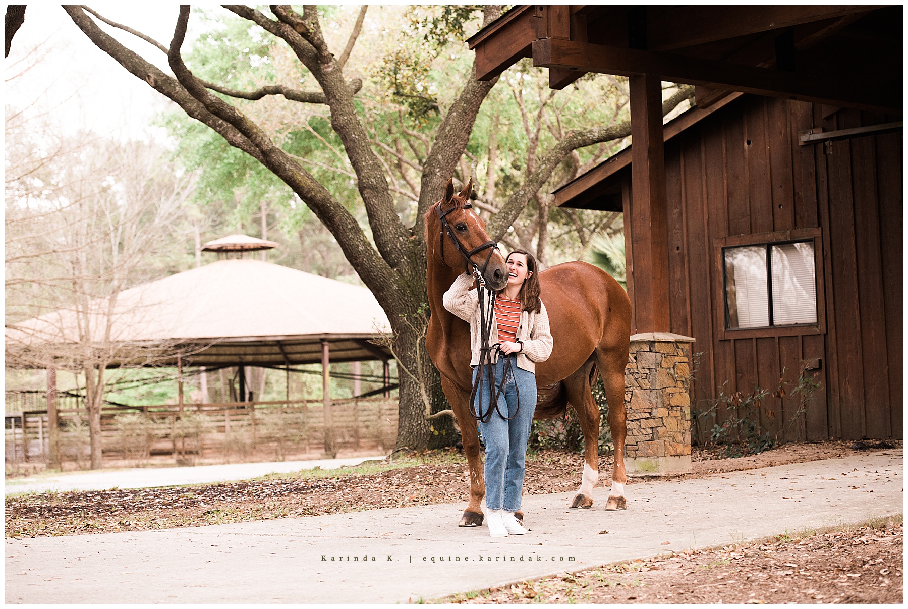 Timber Ridge Farms in Magnolia, TX horse and rider portrait