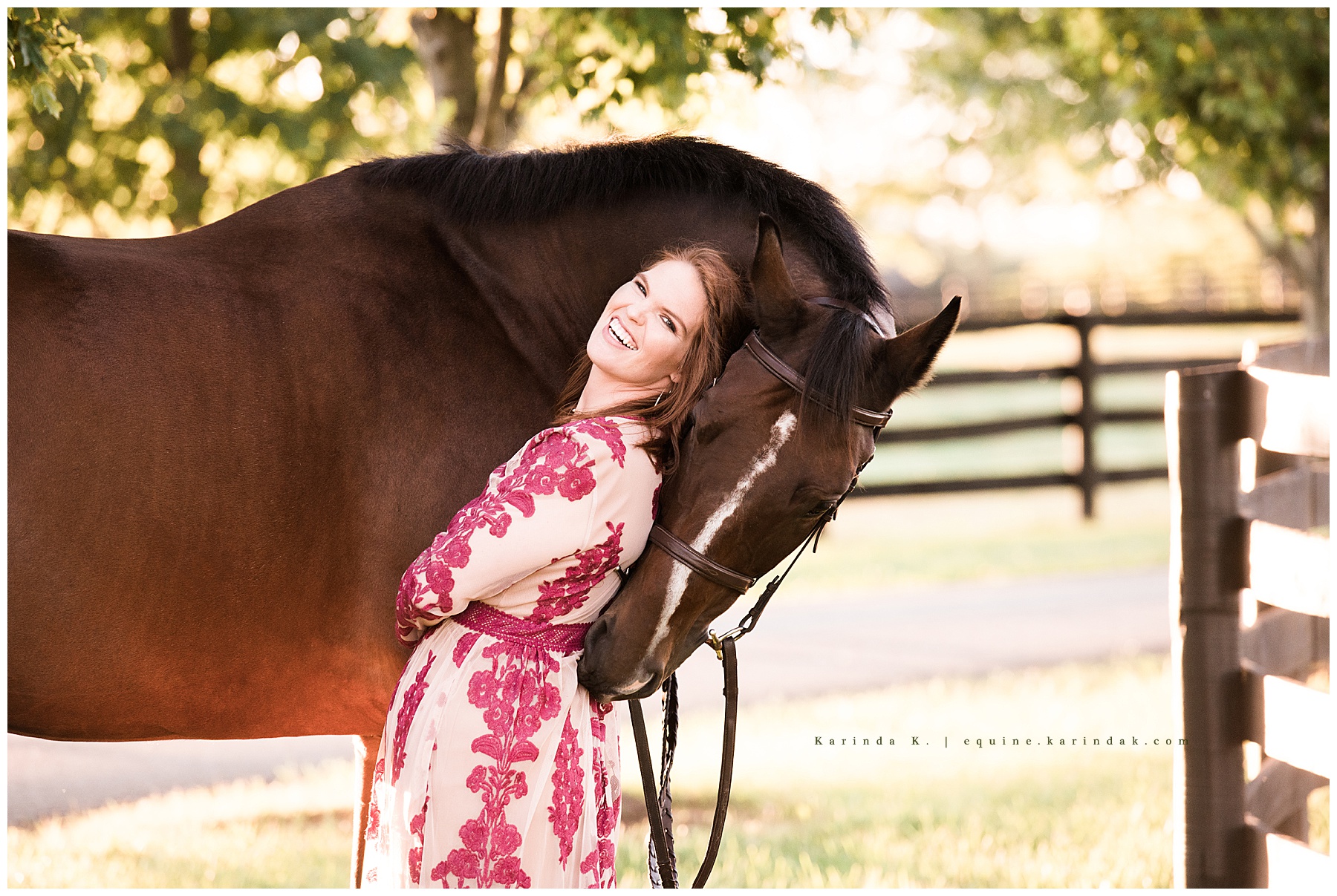 horse and rider portrait snuggle pose
