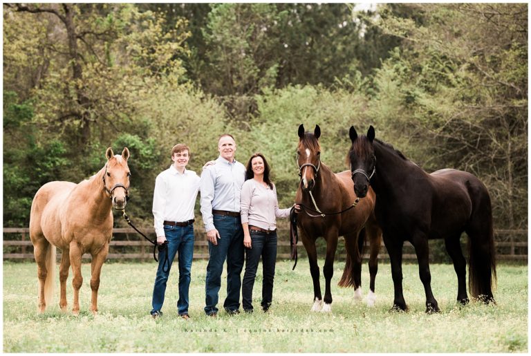 Family & Senior Equestrian Portraits | Magnolia, TX