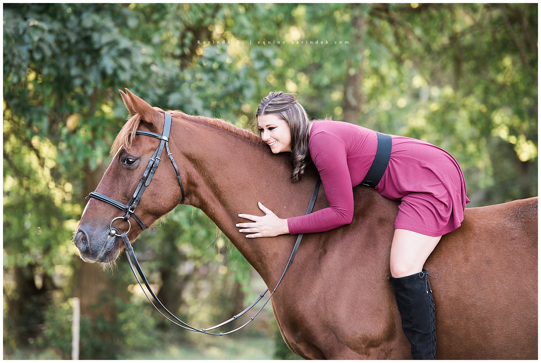 Horse & Rider Portrait Poses on a Horse