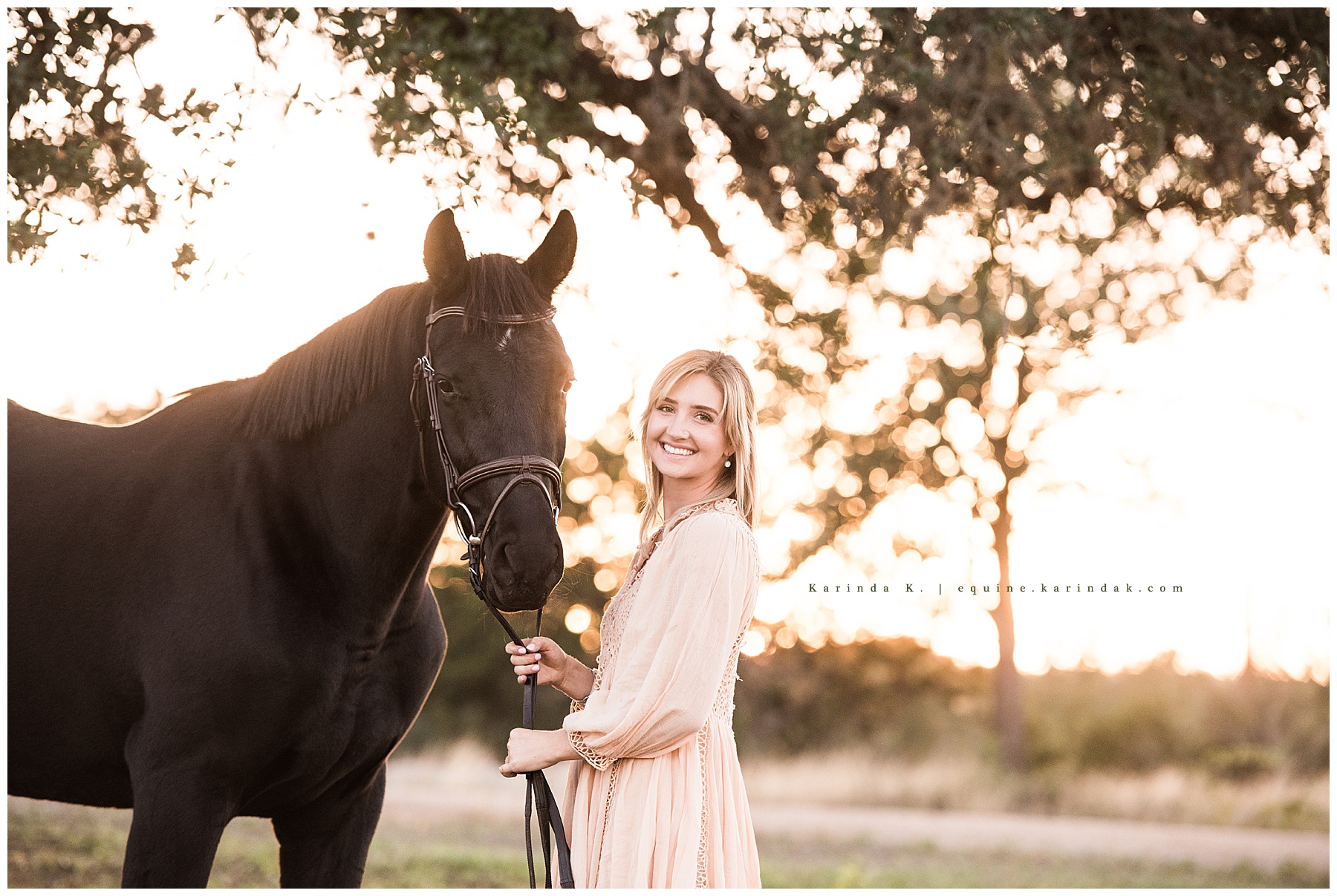 black jumper and rider portraits 