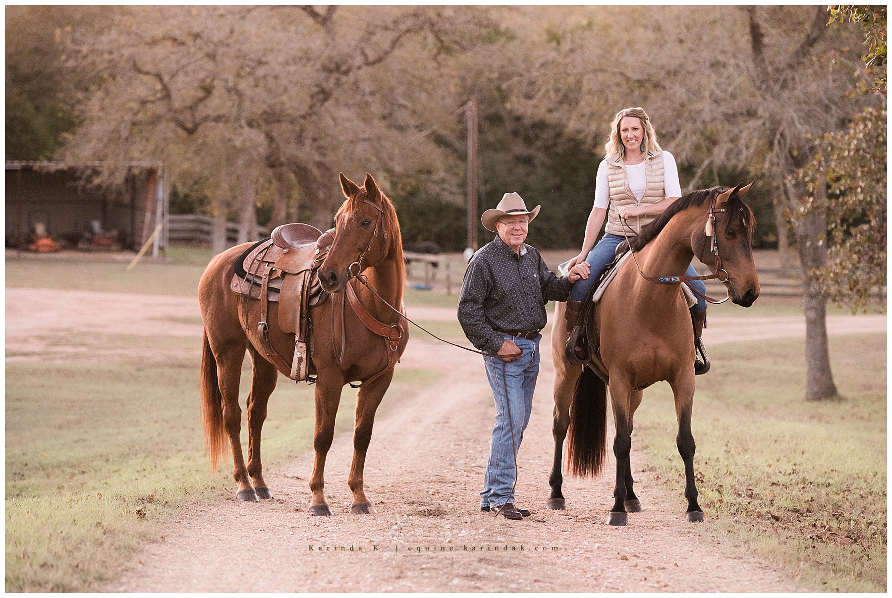 outdoor couple horse and rider portraits houston, tx 
