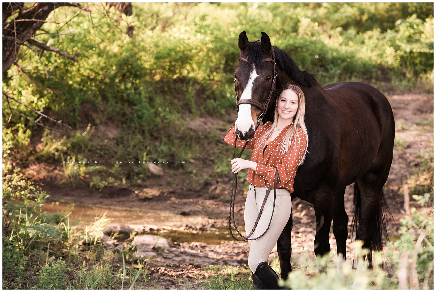 Meadowcreek Farms Towanda, KS equine photographer 
