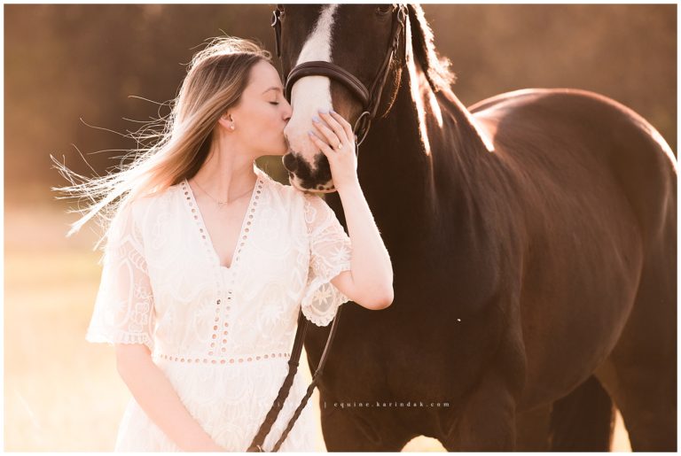 Kansas Equine Photographer | Equestrian Portraits | Lauren & Fiero