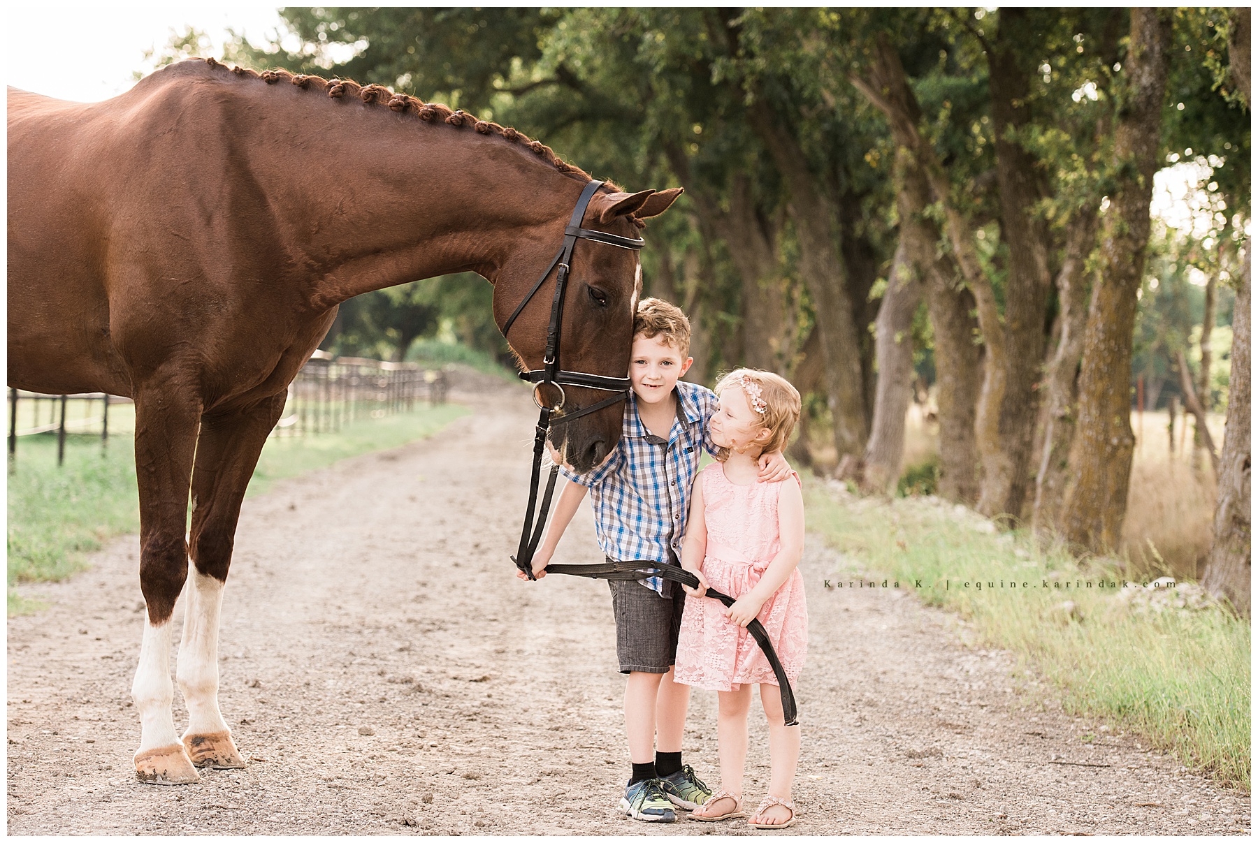 horse and children loveable portraits McKinney, TX Tara Royal Equestrian Center photographer 