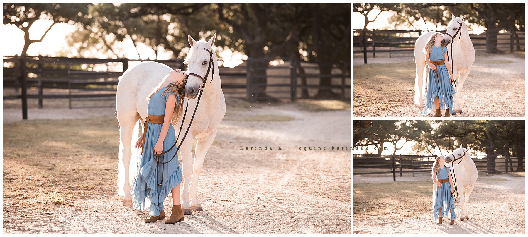 horse and rider portrait cute poses 
