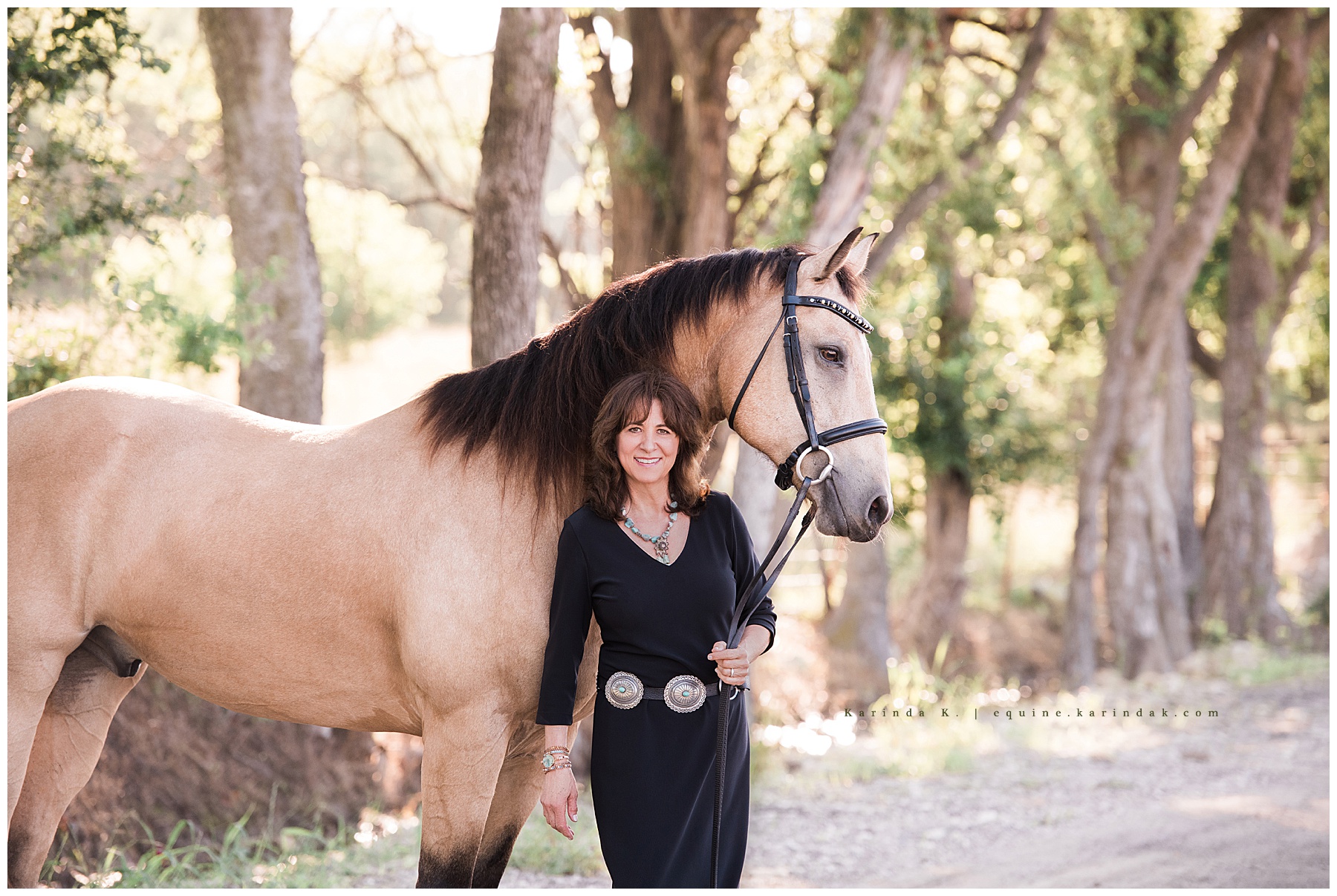 horse and rider outdoor portraits 