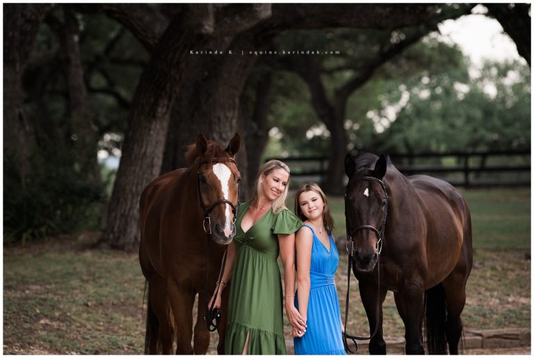 Mother & Daughter Equestrian Portraits | Twisted Oak Farm | San Antonio,TX