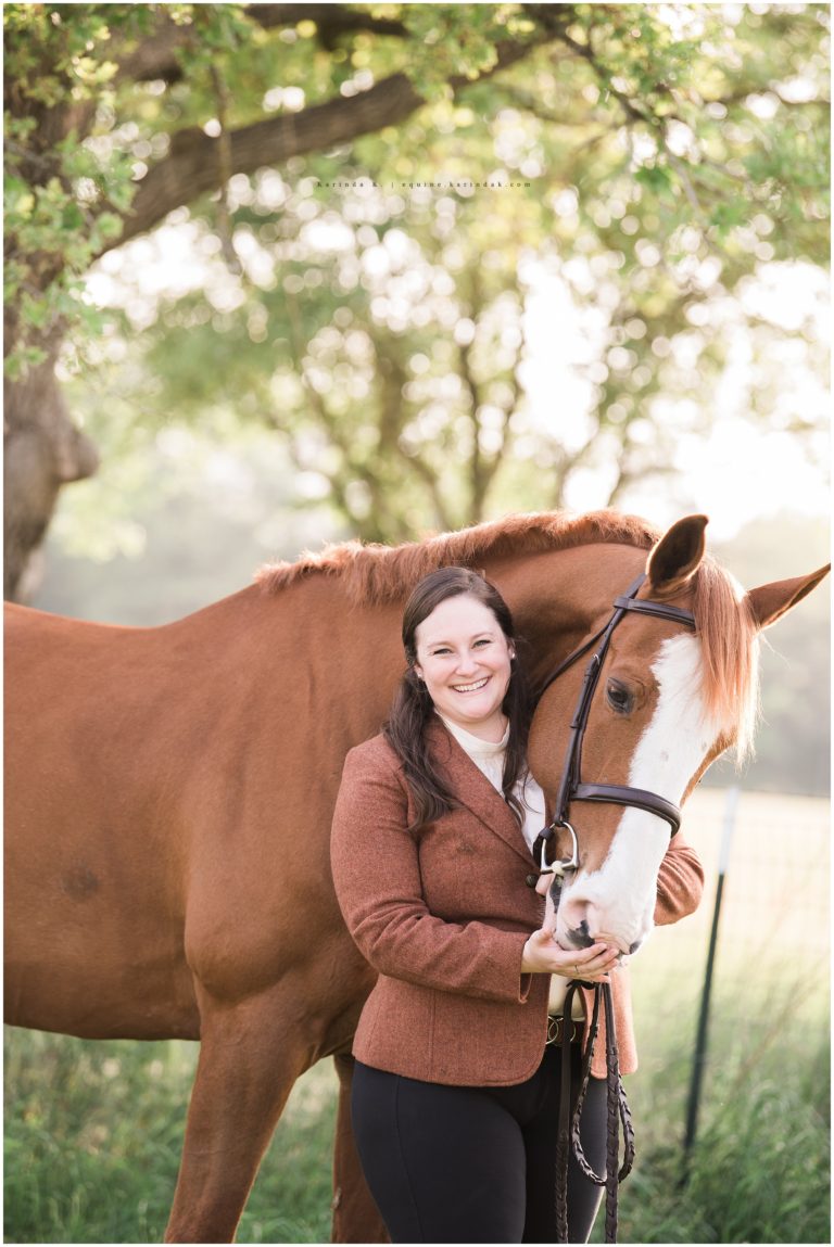 Stephanie & Duke | Horse & Rider Equestrian Portraits College Station